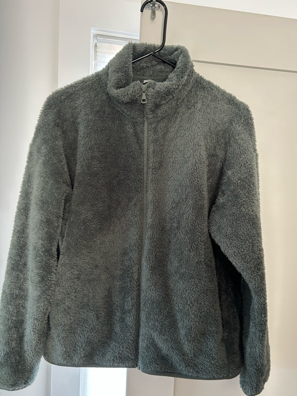 UNIQLO Plush Jacket in Green